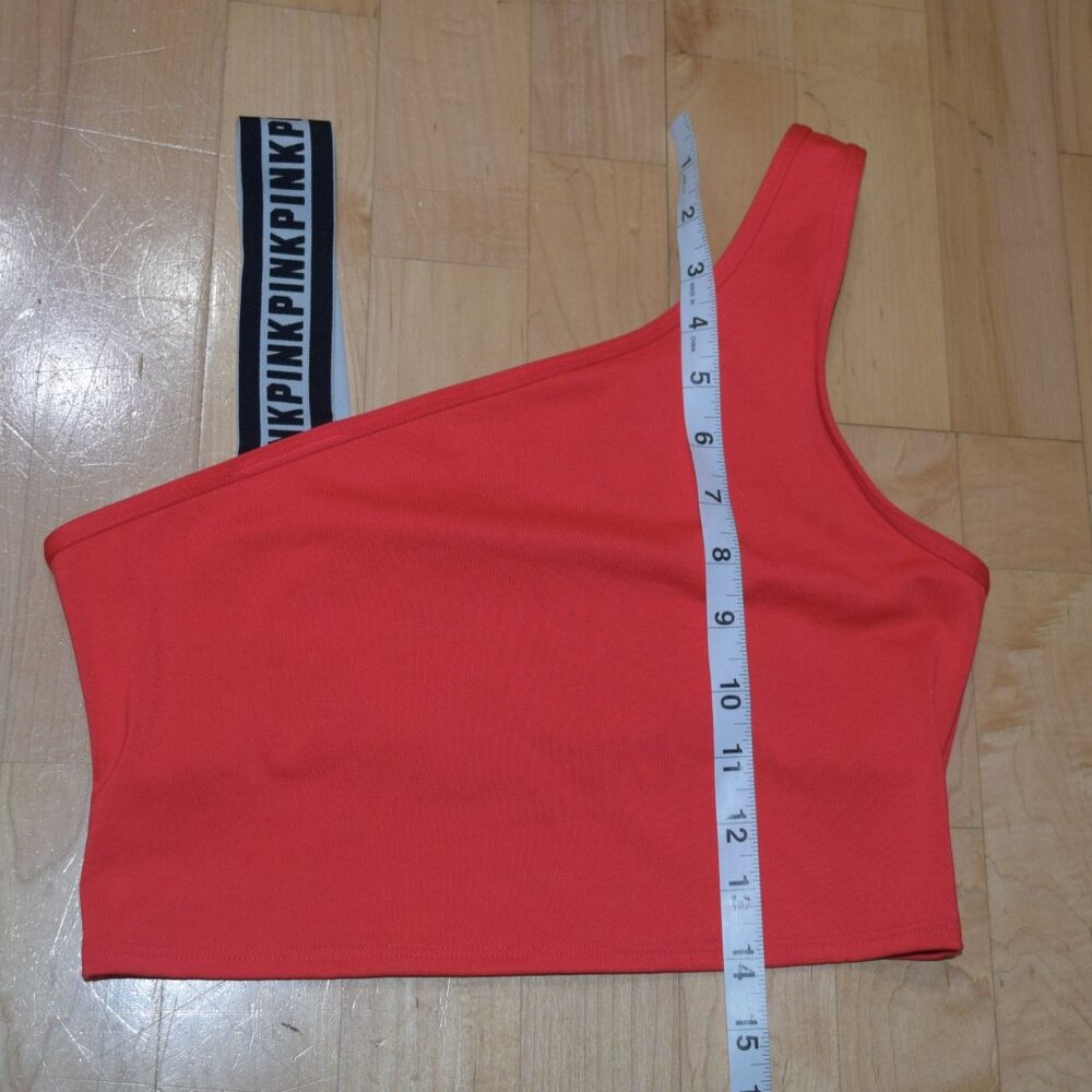Victoria's Secret Pink ULTIMATE Unlined SPORTS CROP TOP Women's Sz M Bra Shirt - Picture 6 of 7